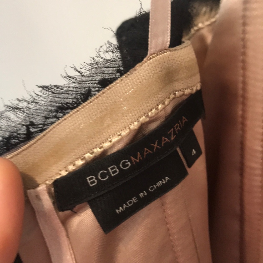 BCBG Max Azria Y2K Vintage Lace Tea Dress - Picture 7 of 8